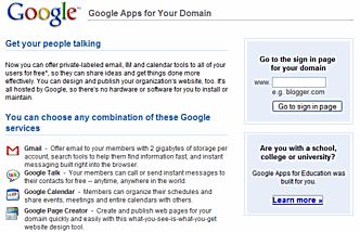 Google Office: Google Apps for Your Domain